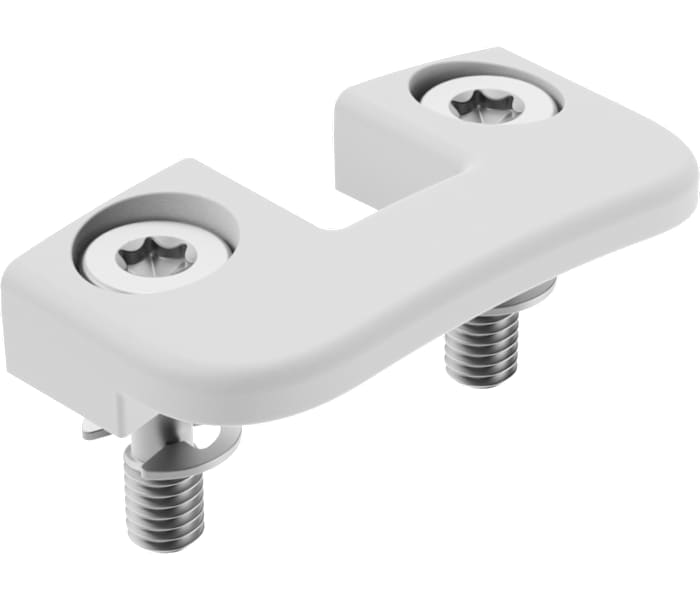 Logitech Scribe Secure Latch Video Conferencing in Off-White