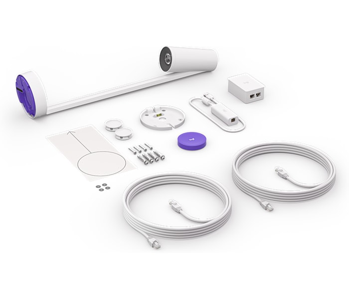 Logitech Scribe Whiteboard Camera for Video Conferencing Rooms in White
