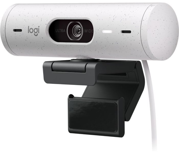 Logitech Brio 500 1080p HDR Webcam with Show Mode in Off-White