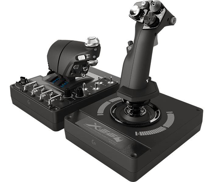 Joystick Logitech G X56 VR Simulator Compatible HOTAS Joystick