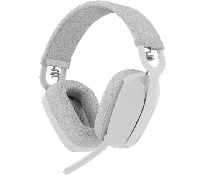 Logitech Zone Vibe 100 Wireless Over the Ear Headphones in Off-White