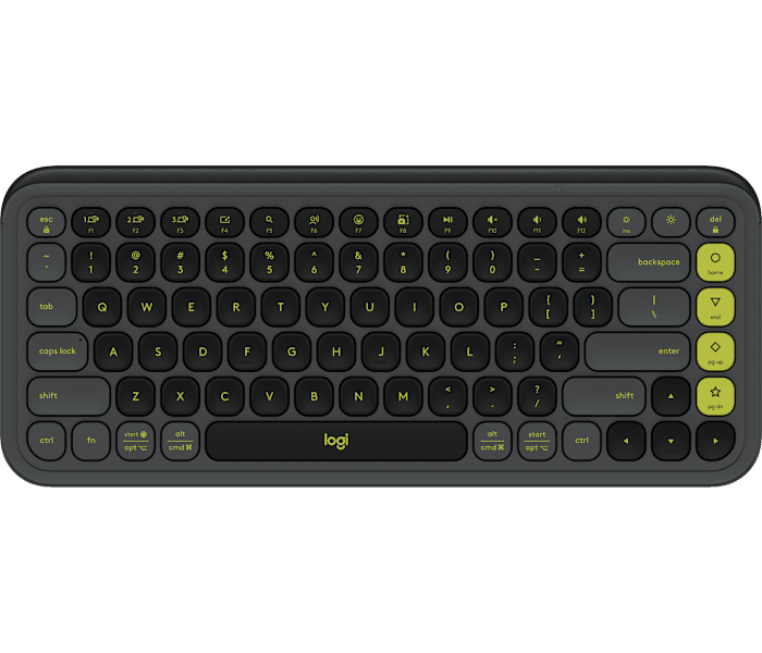 Logitech POP Icon Keys Bluetooth Keyboard in Graphite & Green