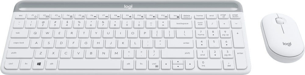 Estilizada combinación de teclado y ratón inalámbricos Mk470