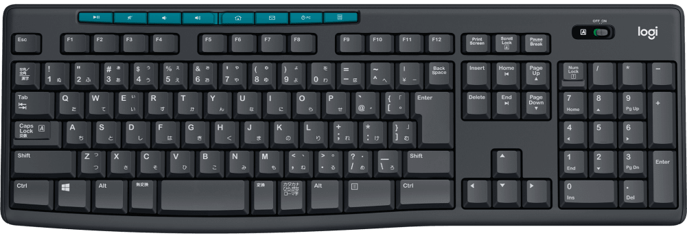 ロジクールK270/K275ワイヤレス キーボード(Unifyingレシーバー付属)