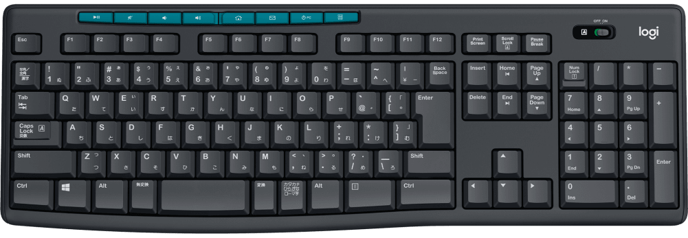 ロジクールK270/K275ワイヤレス キーボード（Unifyingレシーバー付属）