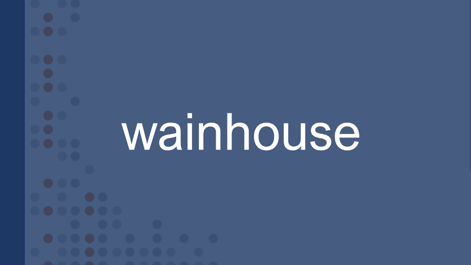 Mosaico con logotipo de Wainhouse