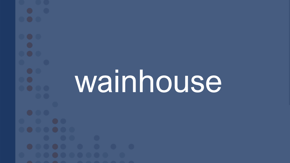 Logotipo da Wainhouse ativado