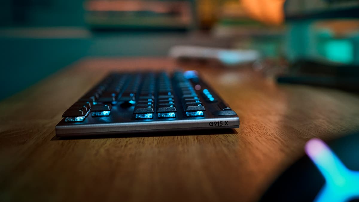Logitech G915 X LIGHTSPEED TKL Wireless Low-Profile Gaming Keyboard (Tactile)