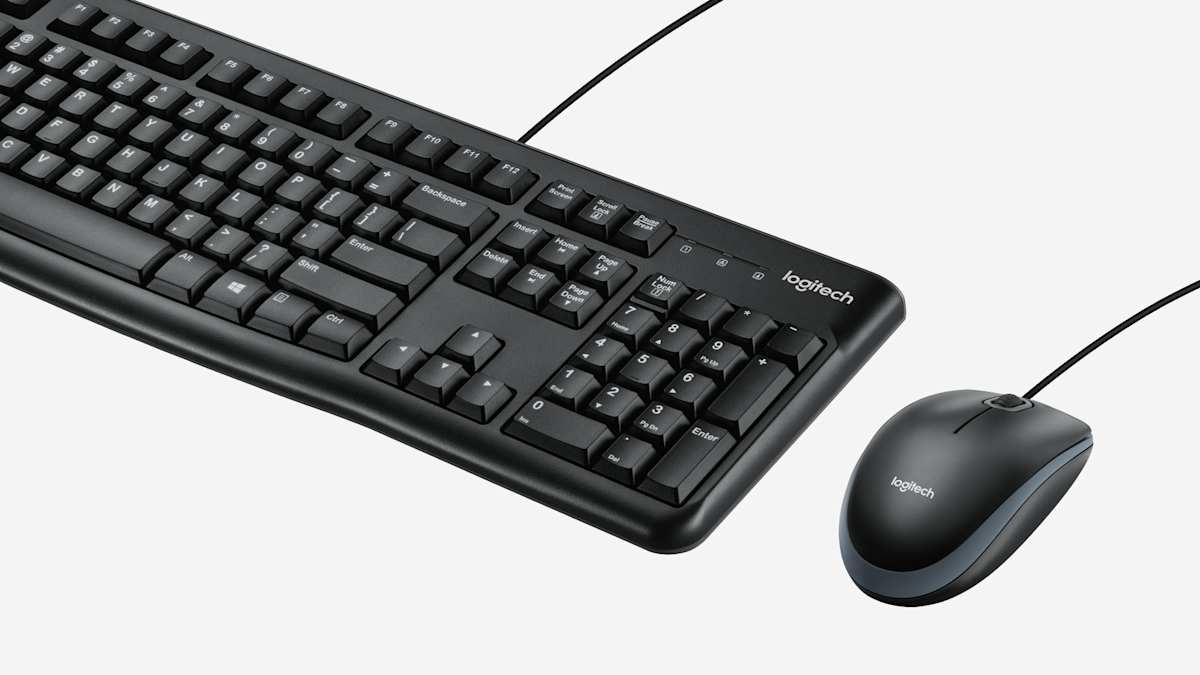 Logitech MK120 Wired Keyboard and Mouse Combo