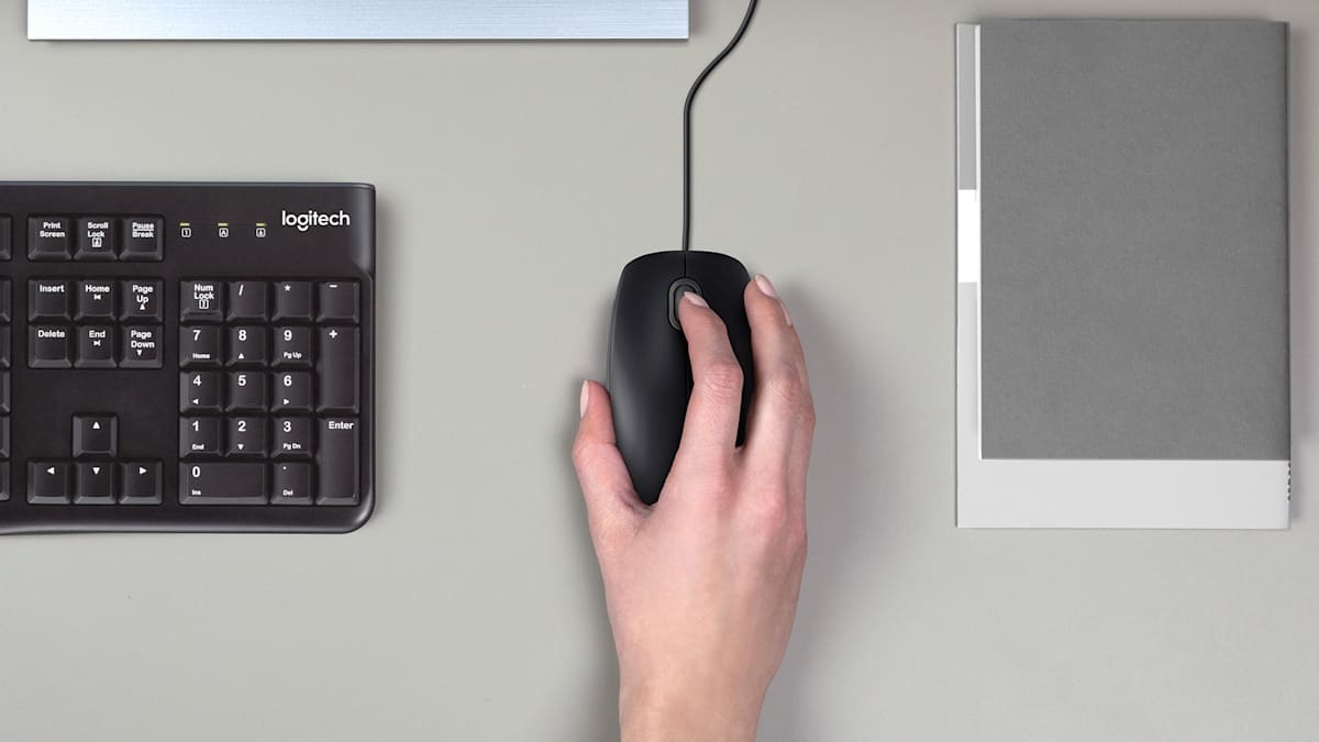 Logitech MK200 Wired Media Keyboard and Mouse Combo