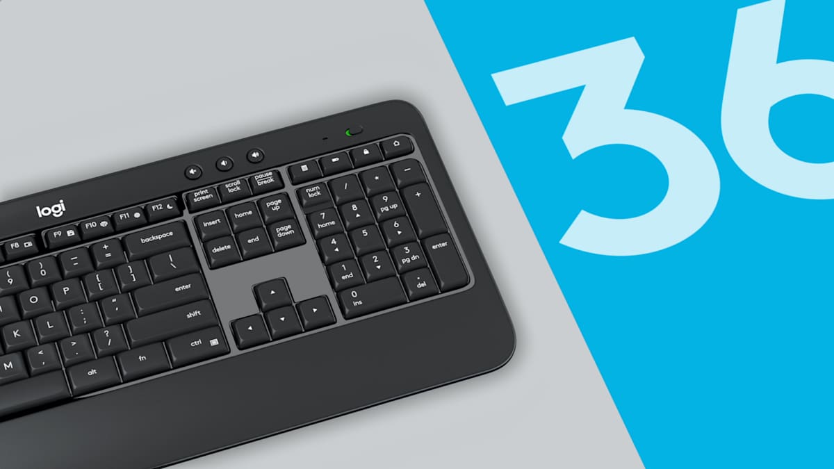 Logitech MK540 Advanced Wireless Keyboard and Mouse Combo