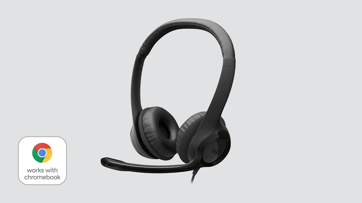 Logitech H390 USB Headset with Noise-Cancelling Mic
