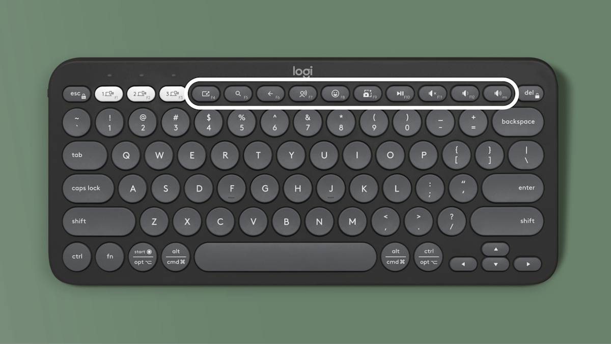 Logitech Pebble Keys 2 K380s Multi-Device Bluetooth Keyboard