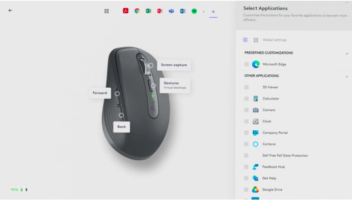 Logitech MX Anywhere 3S Compact Wireless Mouse – Graphite