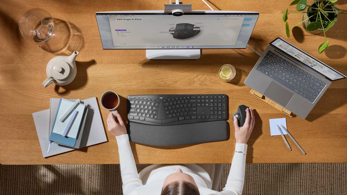 Logitech MX Ergo S Advanced Wireless Trackball Mouse