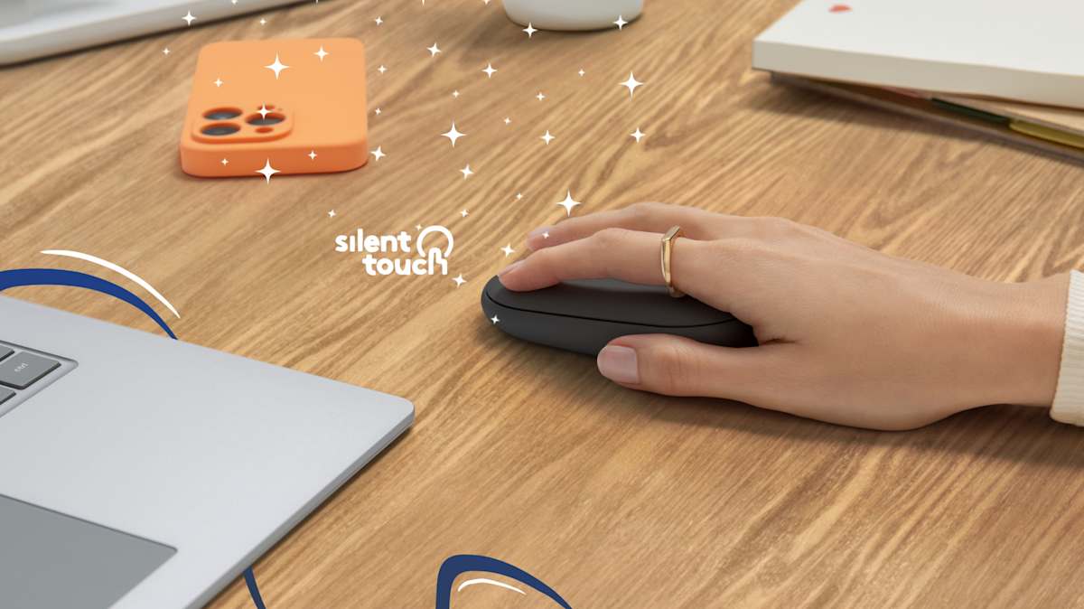 Logitech Pebble Mouse 2 M350s Slim Bluetooth Mouse – Graphite