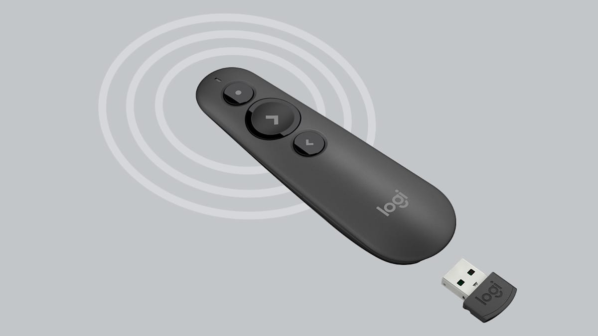 Logitech R500s Laser Presentation Remote – Graphite