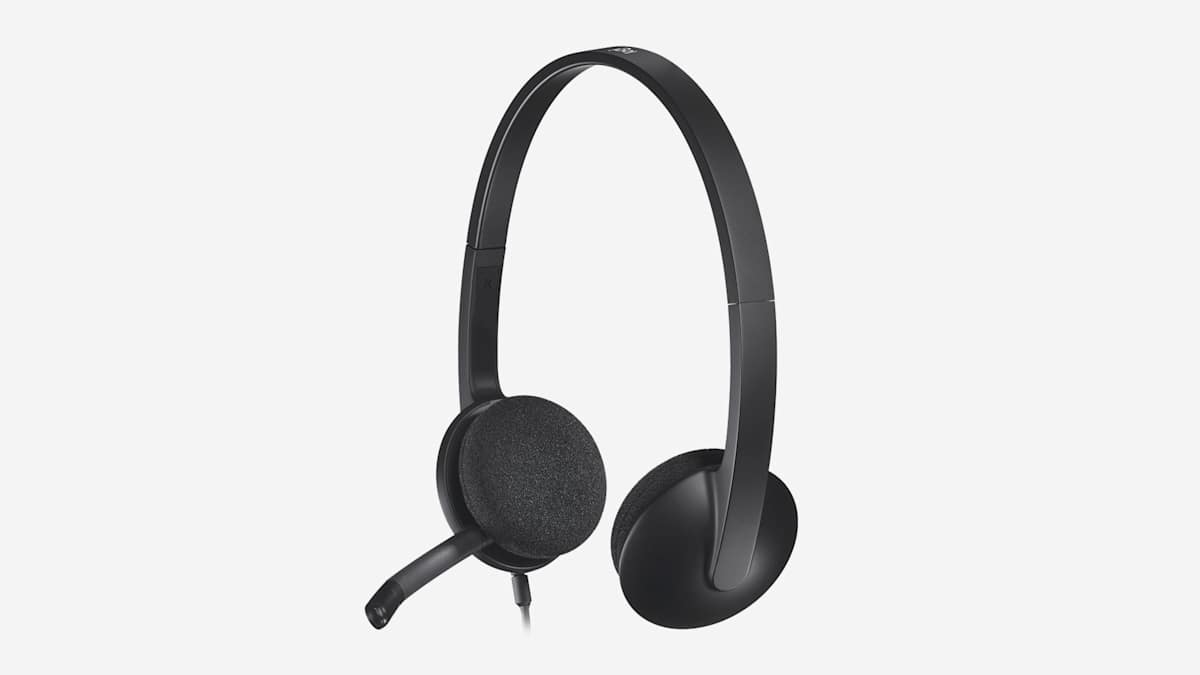 Logitech H340 USB Headset with Noise-Cancelling Mic