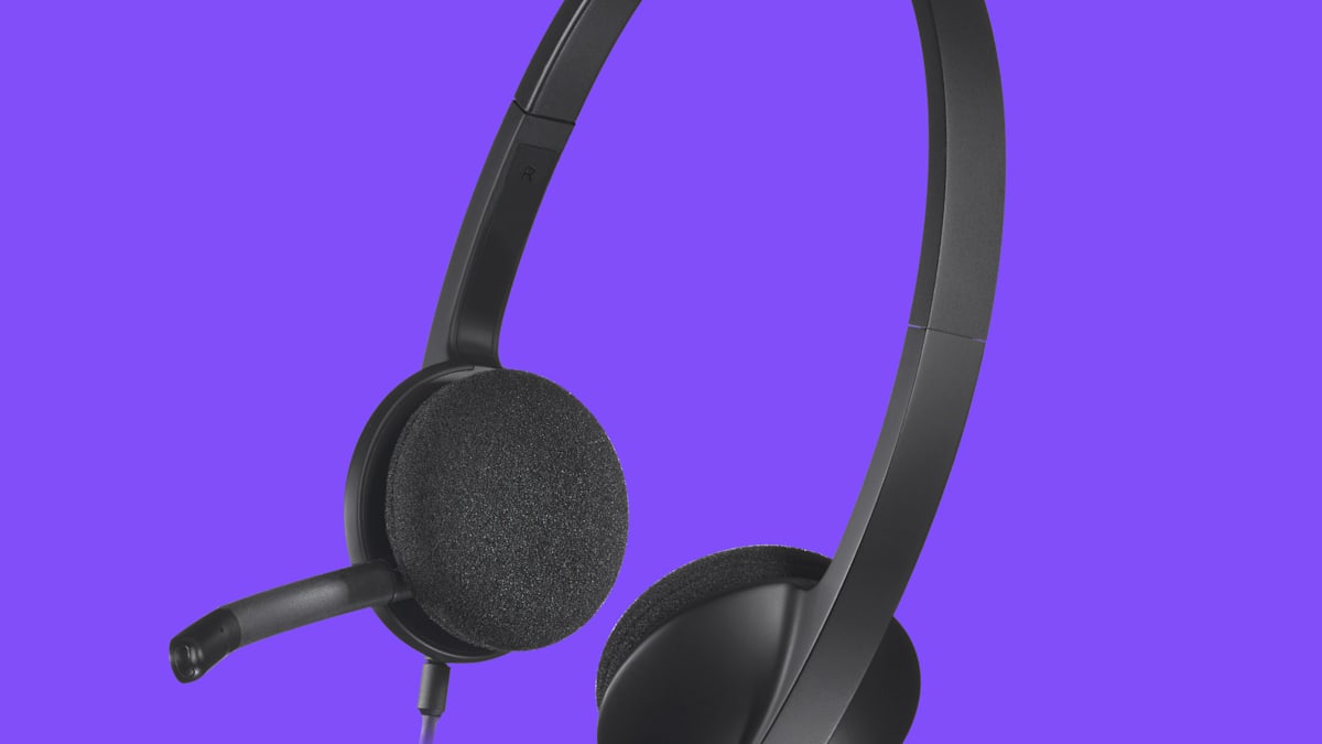 Logitech H340 USB Headset with Noise-Cancelling Mic