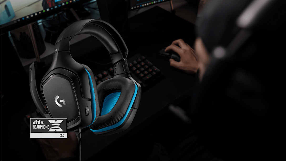 Logitech G431 7.1 Surround Sound Wired Gaming Headset