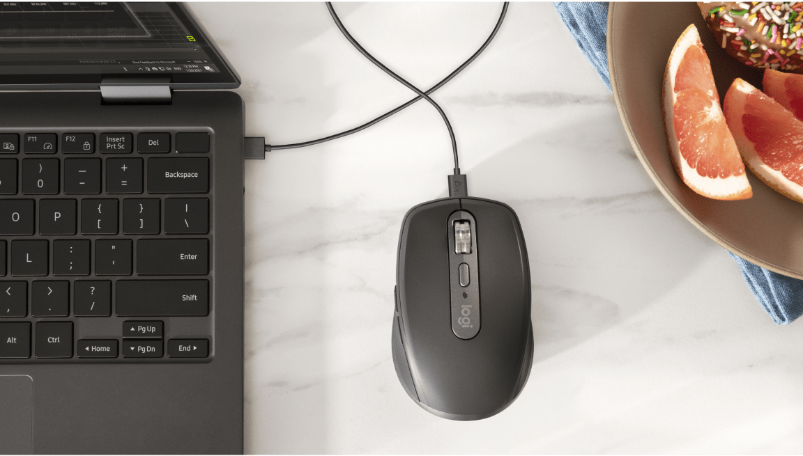 Logitech MX Anywhere 3S Compact Wireless Mouse – Graphite