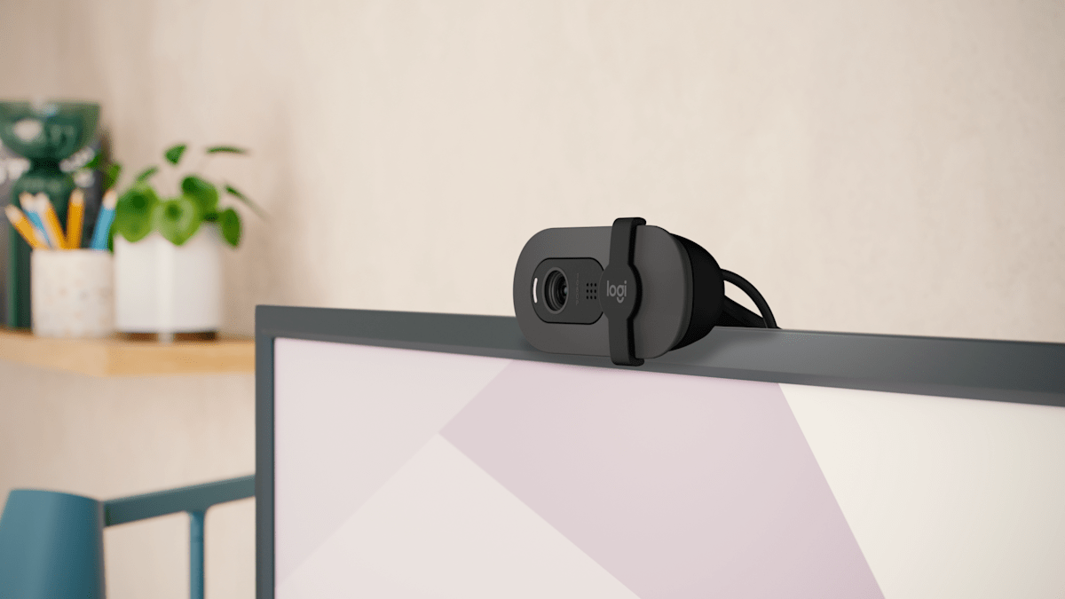 Logitech Brio 100 Full HD Webcam – Graphite