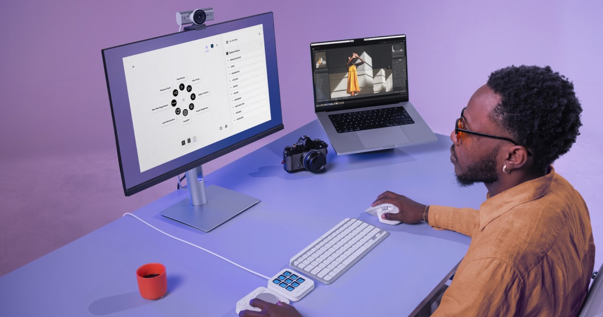 Actions Ring - On Screen Overlay | Logitech Options+ Software