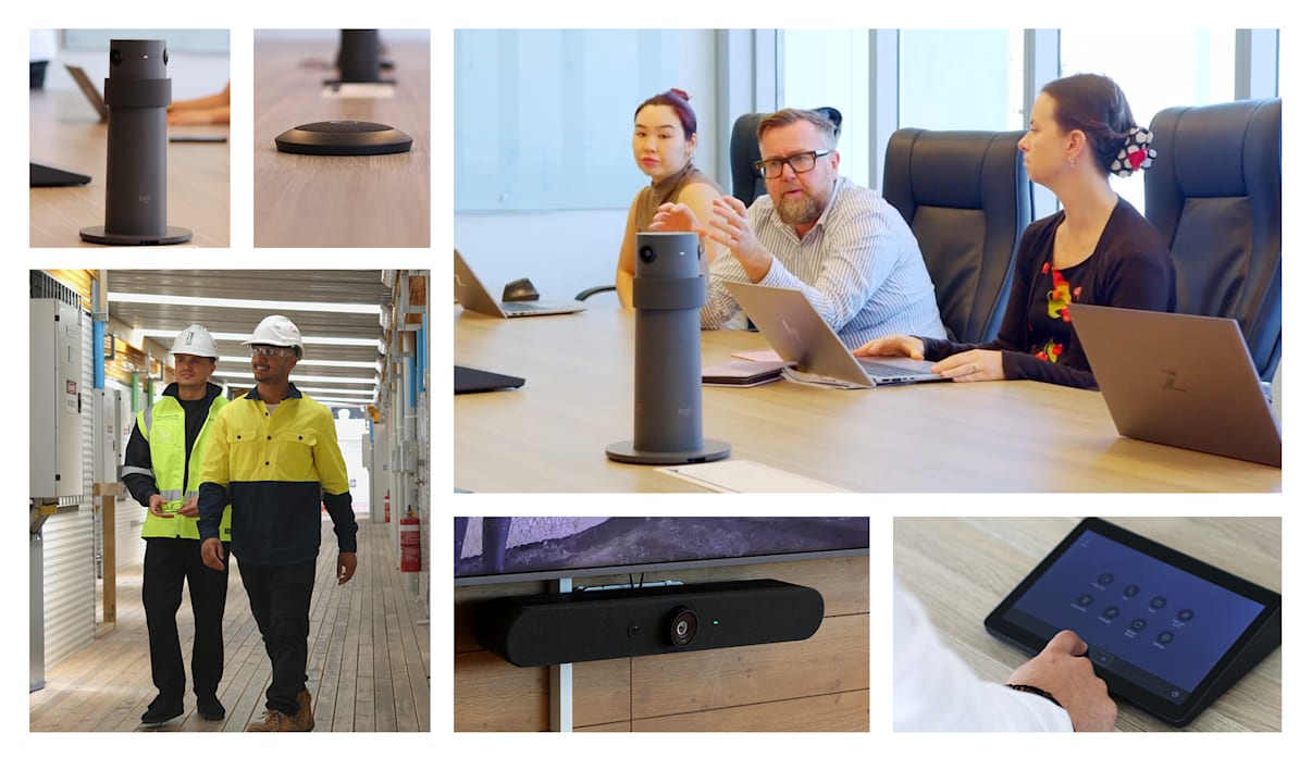 acciona video conferencing equipment