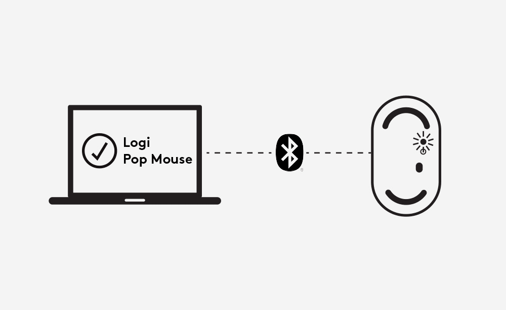 Stap 5 in de set-up - POP Mouse verbinden