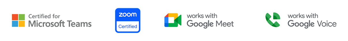 Certification logos