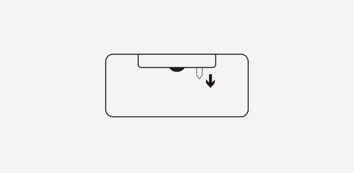 Graphic of step 1 pulling tab