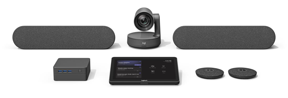Изображение продукта — решение с системой Rally Plus для больших помещений с Microsoft Team Rooms