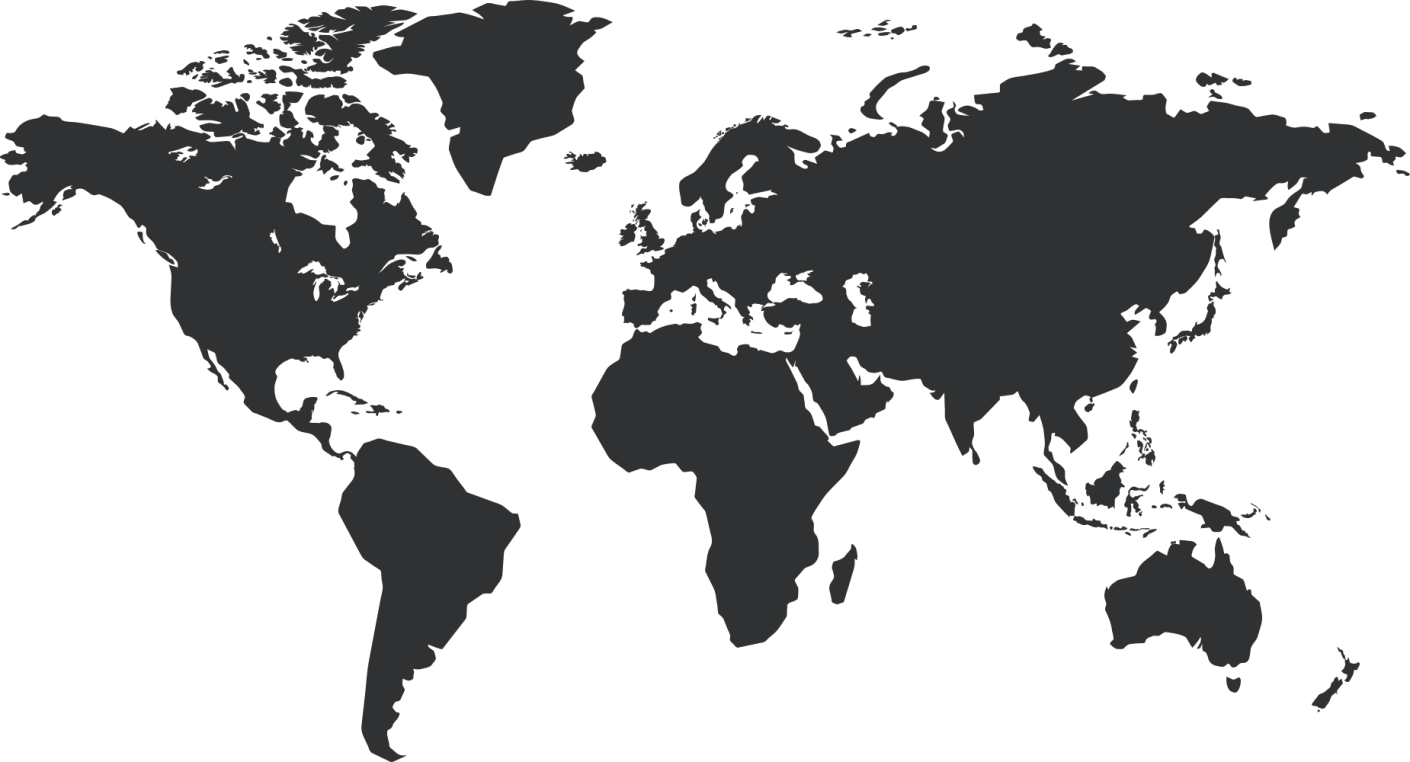 World map black