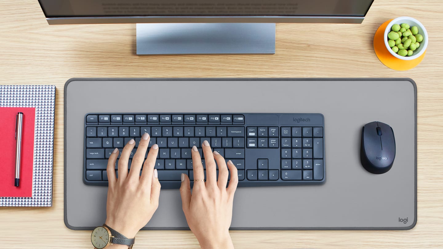 Logitech MK235 Durable Wireless Keyboard and Mouse Combo