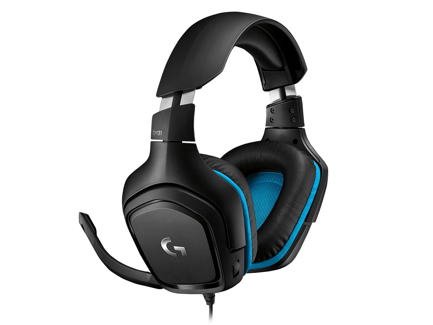 Logitech G431 7.1 Surround Sound Wired Gaming Headset