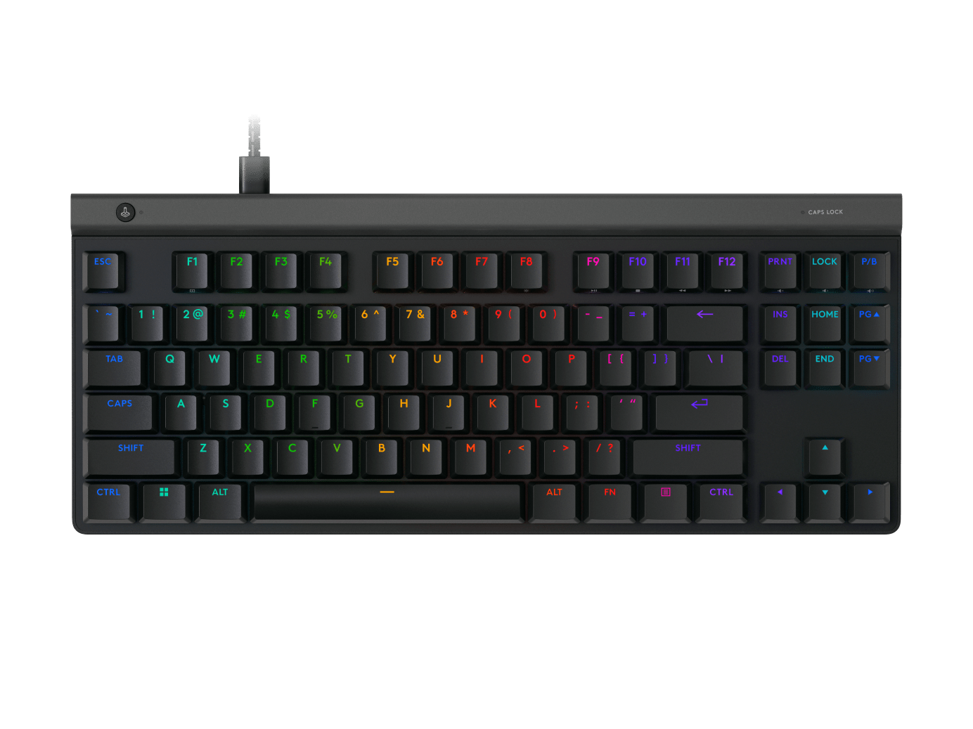Logitech G515 TKL Wired Low-Profile RGB Gaming Keyboard (Tactile) – Black