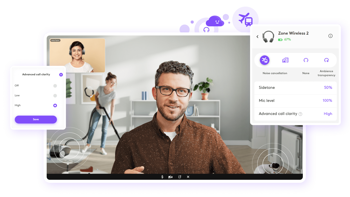 Noise Canceling Mics