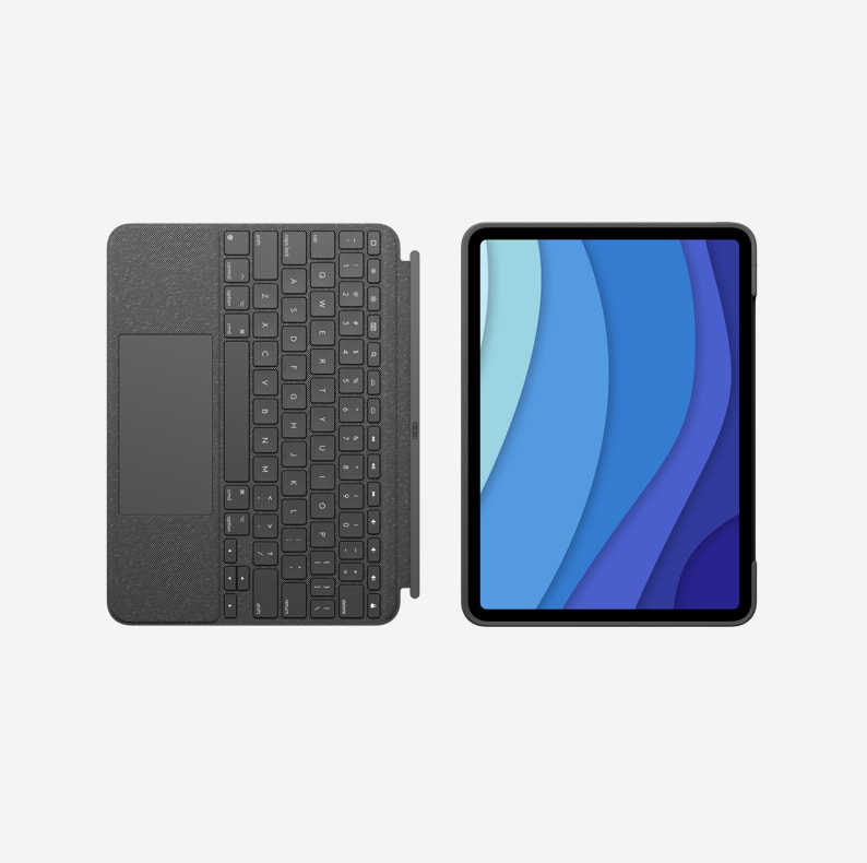 Combo Touch Keyboard Trackpad Case for iPad Pro 12.9-inch 6th Gen 