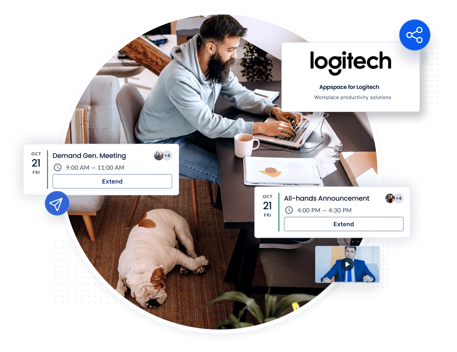 Logitech RoomMate Video Conferencing Device – Mission Audio Visual