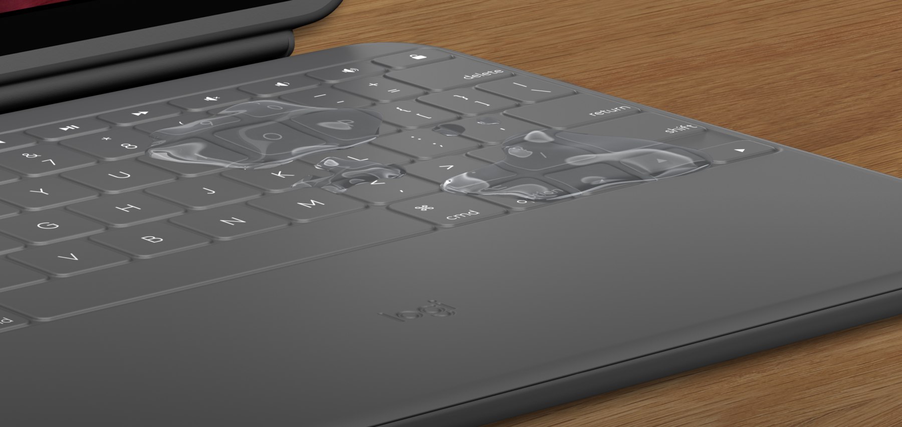 Logitech 羅技 RUGGED FOLIO iPad 11 吋 (第 11 代,2025,A16) 鍵盤保護殼 - 英文, 灰