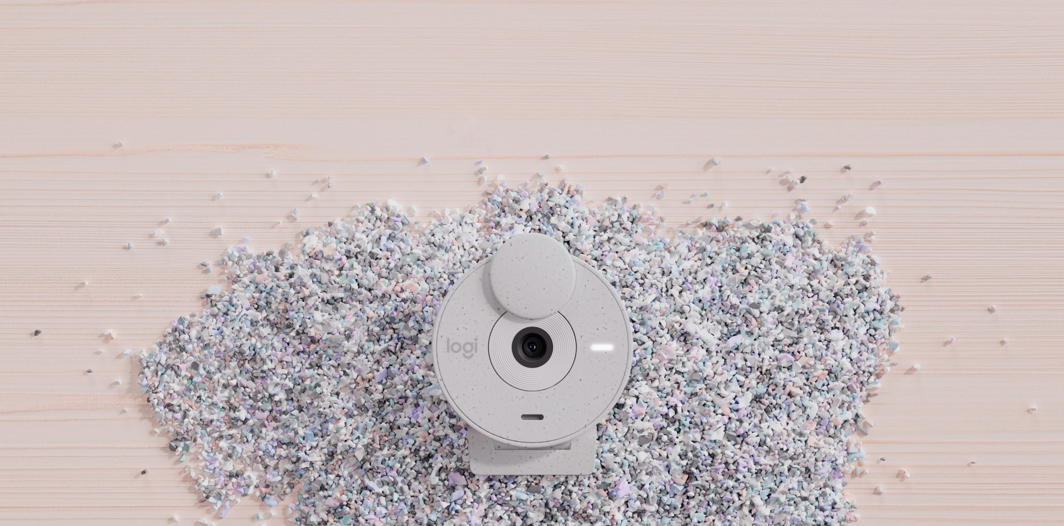 Webcam Logitech BRIO 300 - OFF WHITE