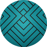 Teal Maze swatch