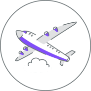 pictogram van vliegtuig