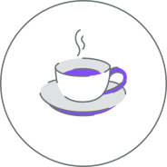 biểu tượng tách trà