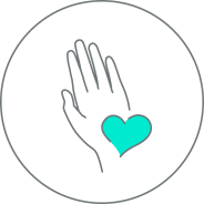 healthy hand icon