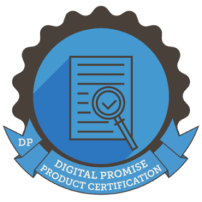 Badge voor productcertificering van Digital Promise