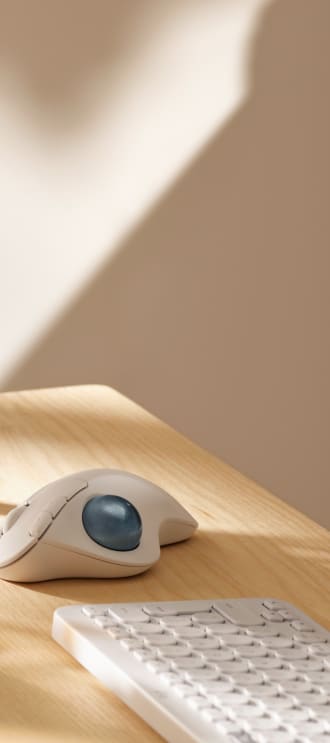 Ergo mouse on a desk