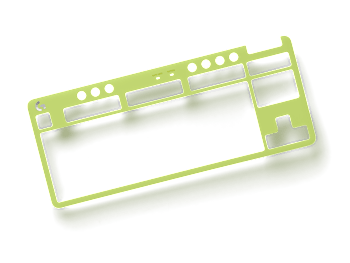 Top Plate - Aurora Collection - Green