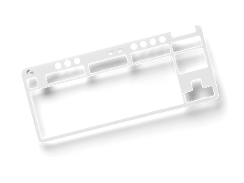 Placa superior - Colección Aurora - Blanco