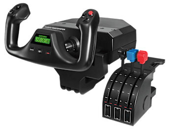 Flight Yoke System - Noir